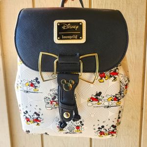Loungefly Mini Backpack Mickey Mouse Bow Flap
